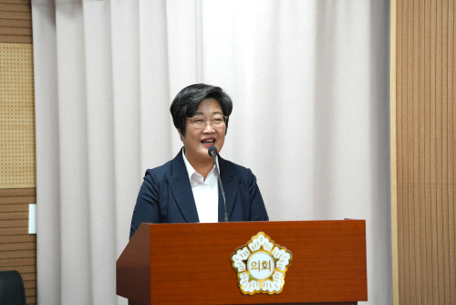 아산시의회 김희영 의원, 골목형상점가 지정 절차 완화 조례안 발의
